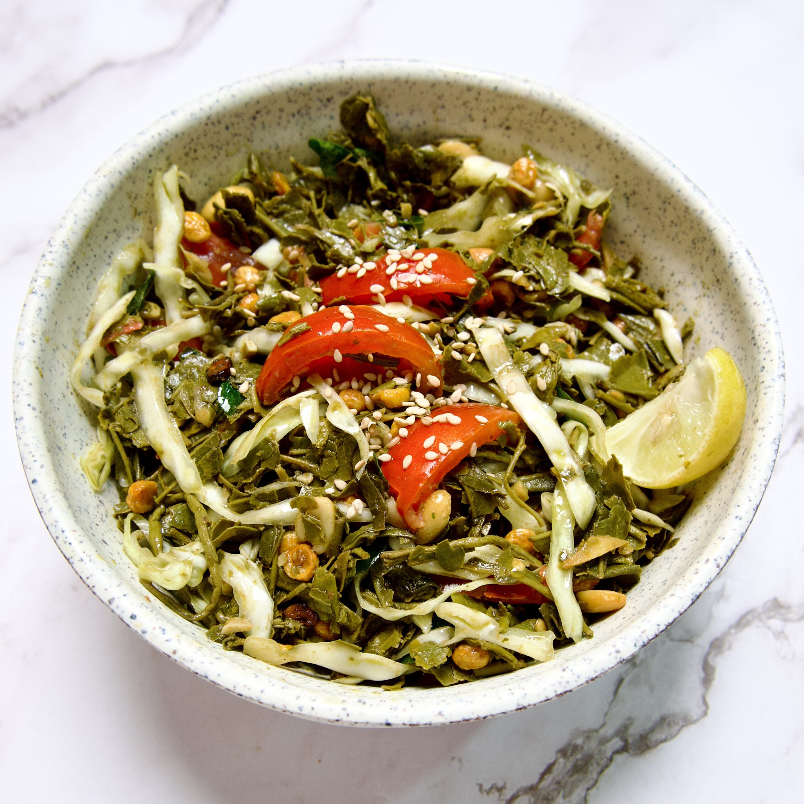 Pickled Tea leaf Salad