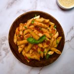 Penne Arrabiata Pasta, With a homemade Arrabita sauce from scratch