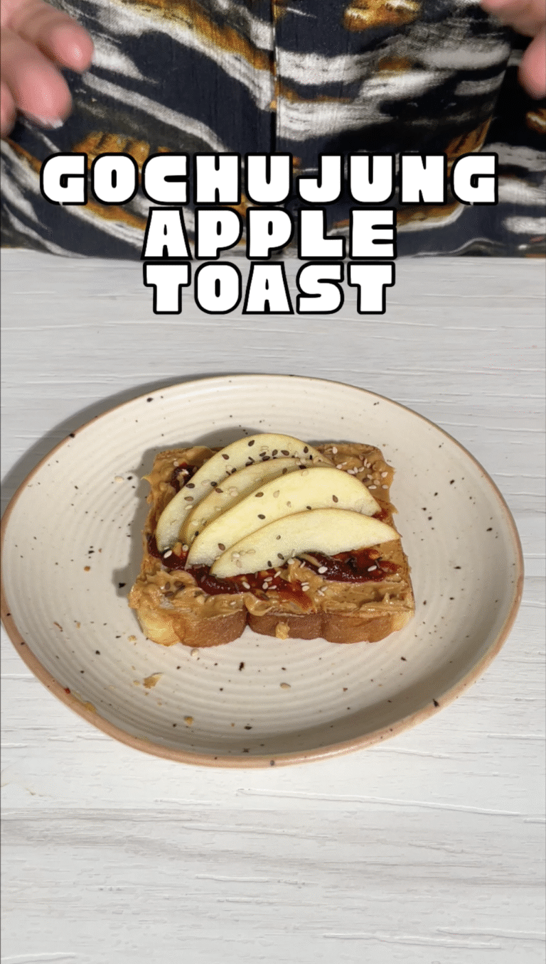 Korean Apple Toast